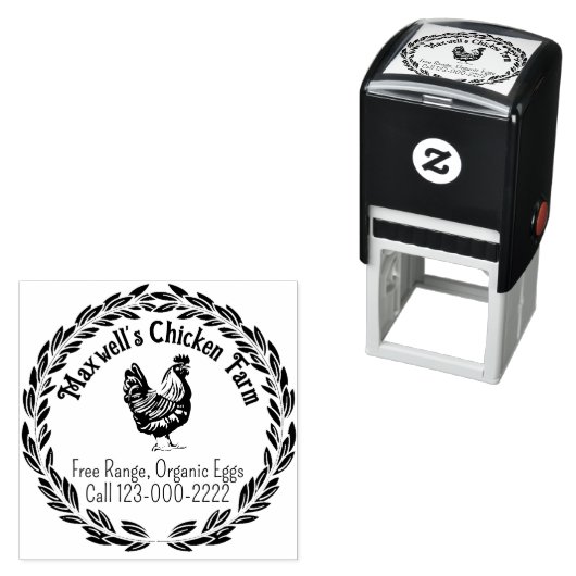 ヘンリースクラシック卵カートン表示 セルフインキングスタンプ (インサイチュ)