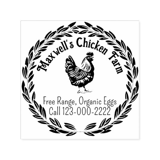 ヘンリースクラシック卵カートン表示 セルフインキングスタンプ (デザイン)