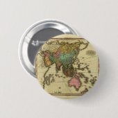 ヘンリータナー著アジアの1825地図 缶バッジ (正面&裏面)