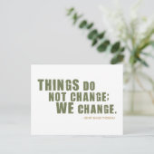 ヘンリーダビッドソロー引用文 ポストカード (スタンド正面)