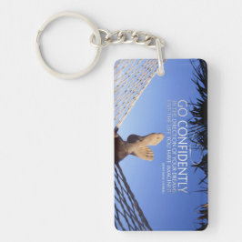 ヘンリーダビッドソロー感動的引用文自信 キーホルダー