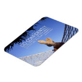 ヘンリーダビッドソロー感動的引用文自信 マグネット (左側)