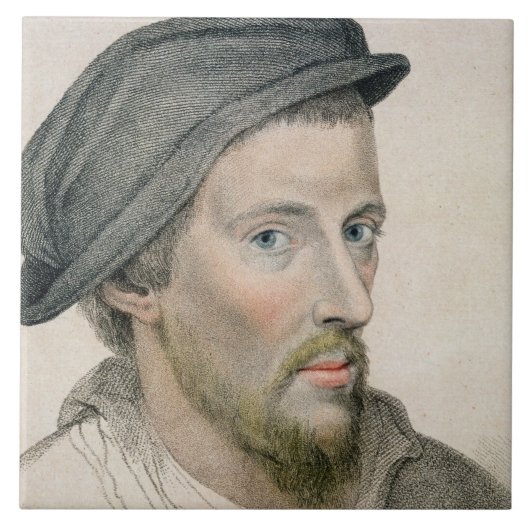 ヘンリーハワードの刻まれるサリー州(c.1517-47)の伯爵 タイル (正面)