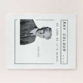 ヘンリーフォード引用文シンプルホワイトBG ジグソーパズル (横)