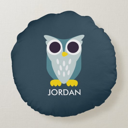 ヘンリーフクロウ ラウンドクッション (裏面)