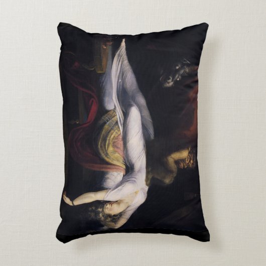 ヘンリーフゼリザ悪夢絵画ズピロー アクセントクッション (正面(垂直))