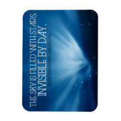 ヘンリーワズワースロングフェロー感動的引用文スカイ マグネット (縦)