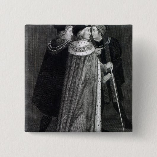 ヘンリー七世 缶バッジ (正面)