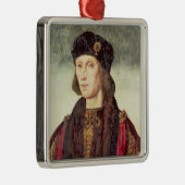 ヘンリー七世(1457-1509年)のT31778ポートレート メタルオーナメント (右)
