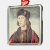 ヘンリー七世(1457-1509年)のT31778ポートレート メタルオーナメント (左)