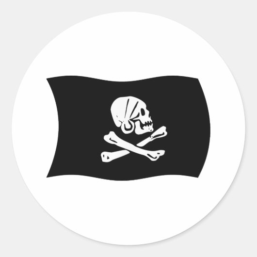 ヘンリー万国旗のステッカー ラウンドシール (正面)