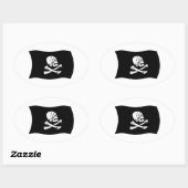 ヘンリー万国旗のステッカー 楕円形シール (シート)