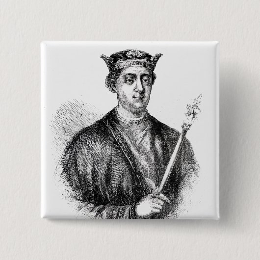 ヘンリー二世 缶バッジ (正面)