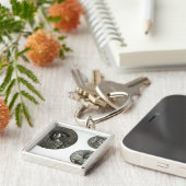 ヘンリー八世およびアン・ブーリンを描写する硬貨 キーホルダー (側面)