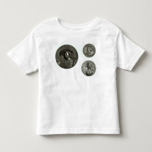 ヘンリー八世およびアン・ブーリンを描写する硬貨 トドラーTシャツ