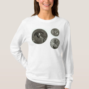 ヘンリー八世およびアン・ブーリンを描写する硬貨 Tシャツ