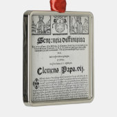 ヘンリー八世およびキャサリン・オブ・アラゴンの結婚 メタルオーナメント (右)