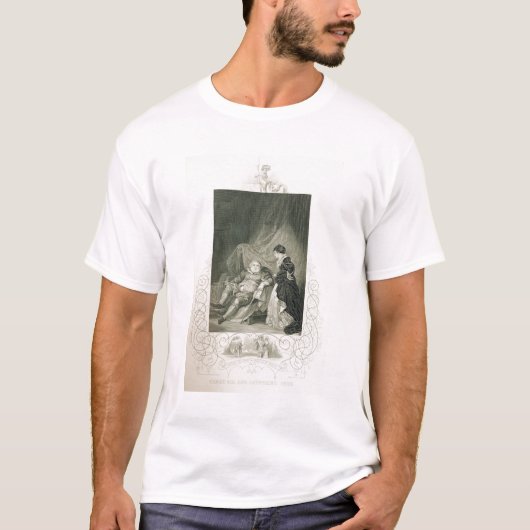 ヘンリー八世および演劇ヘンリー五世のキャサリン・パー、 Tシャツ (正面)