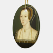 ヘンリー八世ポートレートの二番目のアン・ブーリンの妻 セラミックオーナメント (左)