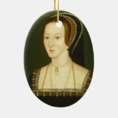 ヘンリー八世ポートレートの二番目のアン・ブーリンの妻 セラミックオーナメント (裏面)