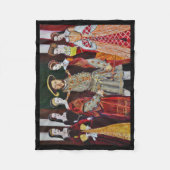 ヘンリー八世 フリースブランケット (正面)