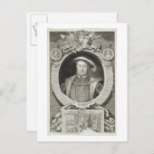 ヘンリー八世（1491年～1547年）はロ絵画の中の一の後 ポストカード (正面/裏面)