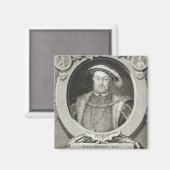 ヘンリー八世(1491年~1547年)はロ絵画の中の一の後 マグネット (正面/裏面)