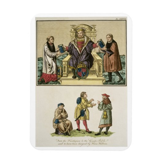 ヘンリー八世（1491年～1547年）王は最前線から マグネット (縦)