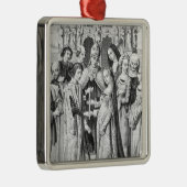 ヘンリー六世およびアンジューのマルグレットの結婚 メタルオーナメント (右)