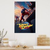 ヘンリー危険プリント ポスター (キッチン)