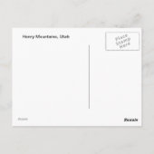 ヘンリー山脈 ポストカード (裏面)