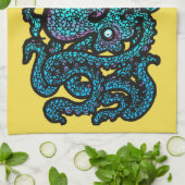 ヘンリー幸せなタコ キッチンタオル (折り畳み)