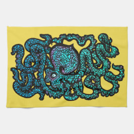 ヘンリー幸せなタコ キッチンタオル