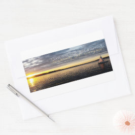 ヘンリー感動的フォード引用文「救済策を見つける」 長方形シール