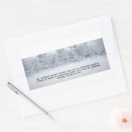 ヘンリー感動的ロングフェロー引用文「正しく行う」 長方形シール