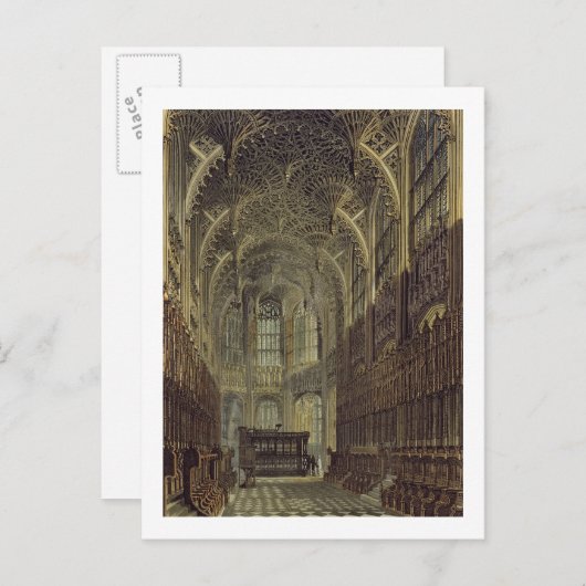 ヘンリー第7礼拝堂、プレート8 from 'ウェストミンスト ポストカード (正面/裏面)