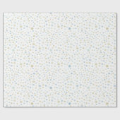 ヘンリー紙吹雪水彩網点ラッピング紙 ラッピングペーパー (フラット)