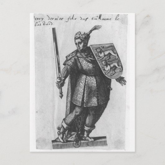 ヘンリー1世のイギリス王 ポストカード (正面)