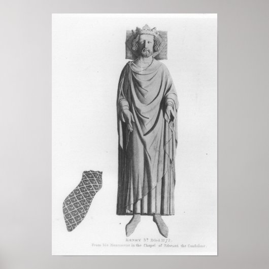 ヘンリー3世の肖像画 ポスター (正面)