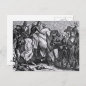 ヘンリー3世、1264年5月14日のレリーズの戦いで ポストカード (正面/裏面)