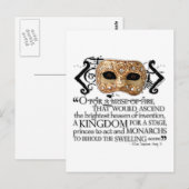 ヘンリー5世の名言 ポストカード (正面/裏面)