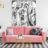 ヘンリー6世と安城のマーガレットの結婚 キャンバスプリント (インサイチュ (リビング))