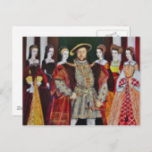 ヘンリー8世とその6人の妻たち ポストカード (正面/裏面)