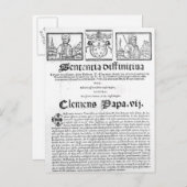 ヘンリー8世とアラゴンのキャサリンの結婚 ポストカード (正面/裏面)