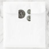 ヘンリー8世とアン・ボレーアンを描いたコイン スクエアシール (バッグ)