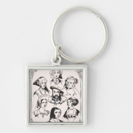 ヘンリー8世と妻たち キーホルダー