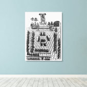 ヘンリー8世と1523年の議会 キャンバスプリント (インサイチュ (ウッドフロア))