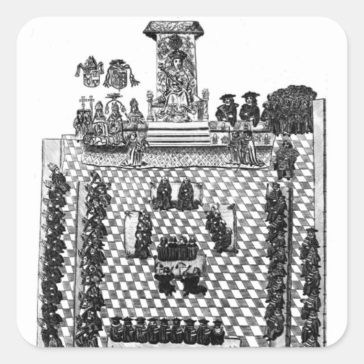 ヘンリー8世と1523年の議会 スクエアシール (正面)