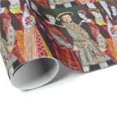 ヘンリー8世と6人の妻 ラッピングペーパー (ロールコーナー)