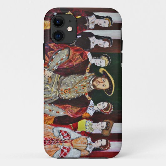 ヘンリー8世と6人の妻 Case-Mate iPhoneケース (裏面)